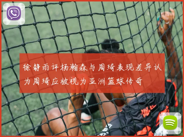 徐静雨评杨瀚森与周琦表现差异认为周琦应被视为亚洲篮球传奇